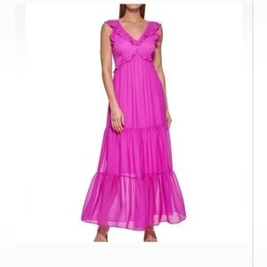 NWOT DKNY Maxi Chiffon Dress
